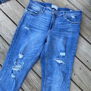DEAR JOHN: distressed jeans